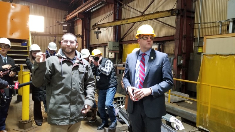 N.H. Governor Sununu tours Novel Iron Works N.H. Governor Sununu tours Novel Iron Works